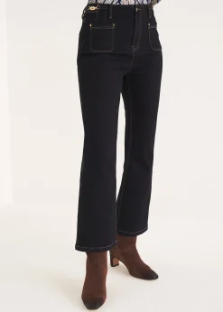 Pantaloni denim Jacqueline svasati