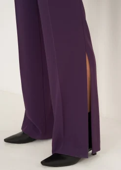 Pantaloni Pierre con spacco al fondo