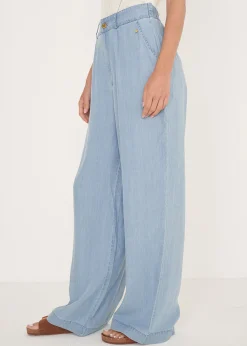 Pantaloni Pizzo chambray