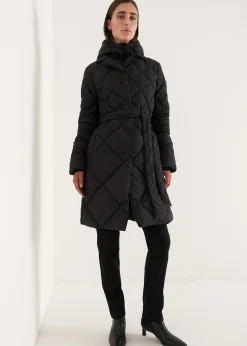 Piumino Pat trapuntato a rombi con gilet staccabil