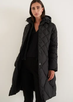 Piumino Pat trapuntato a rombi con gilet staccabil