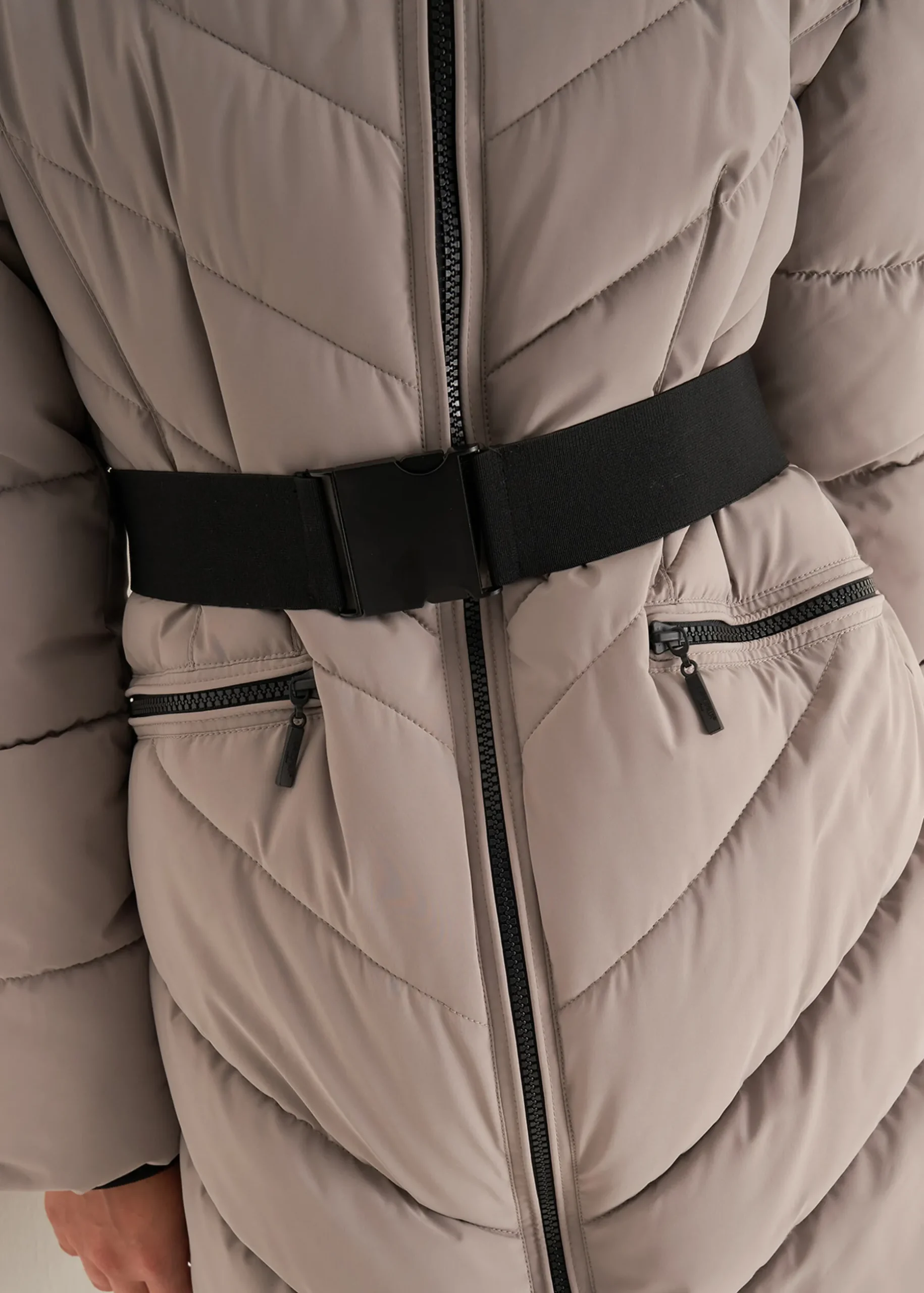 Piumino Piky con cintura