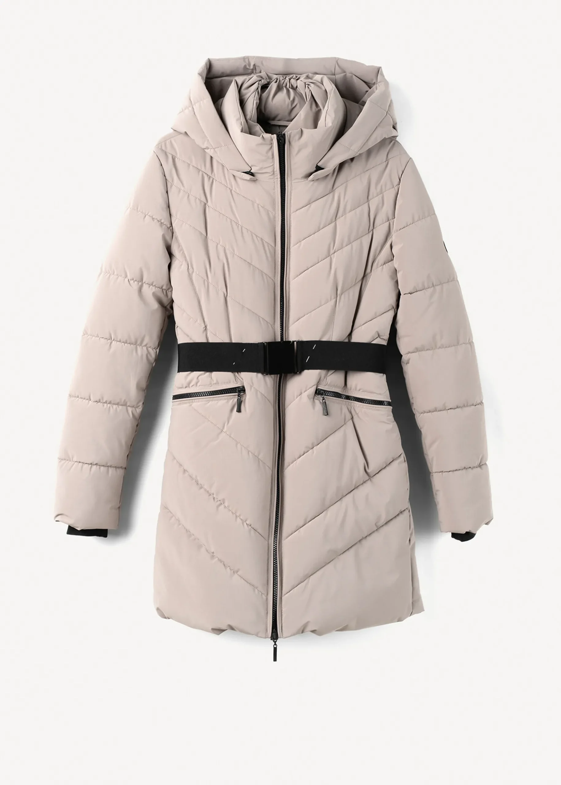 Piumino Piky con cintura