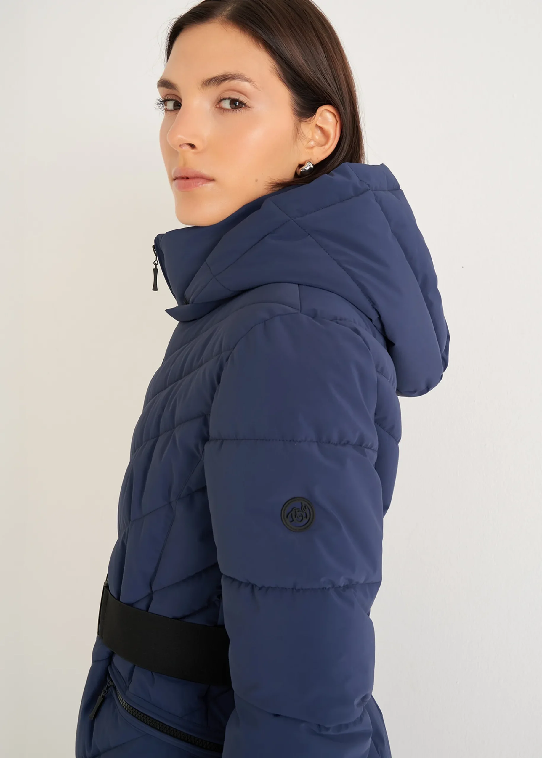 Piumino Piky con cintura
