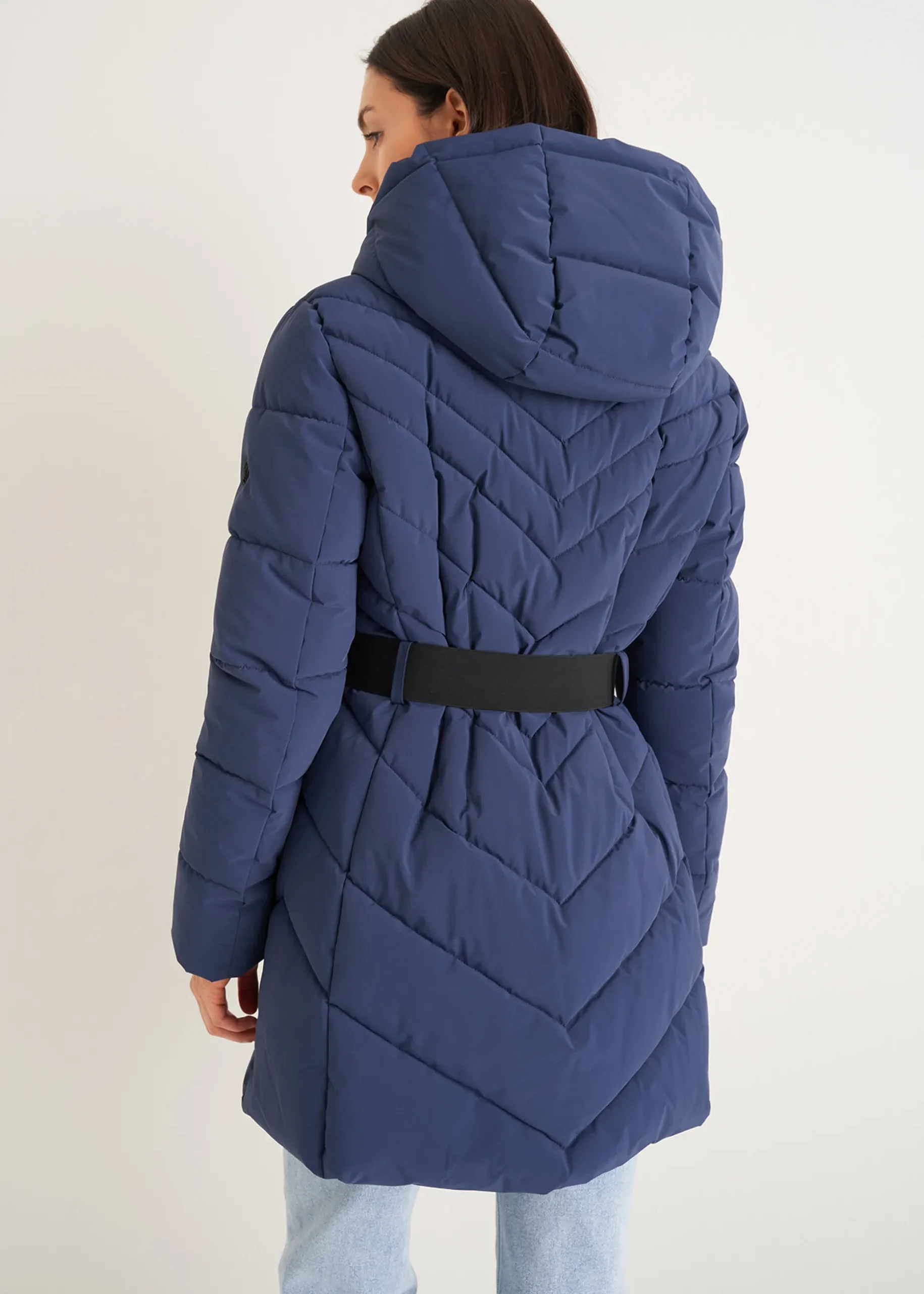 Piumino Piky con cintura