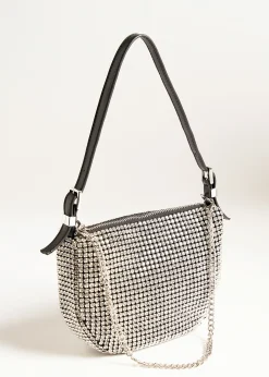 Pochette Barbara con cristalli
