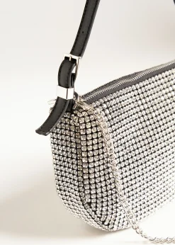 Pochette Barbara con cristalli