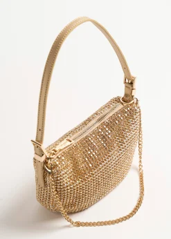 Pochette Barbara con cristalli