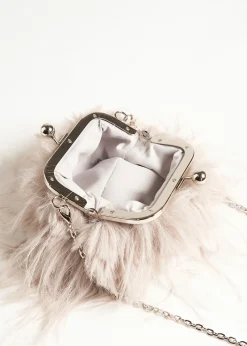 Pochette Bel in ecopelo lungo