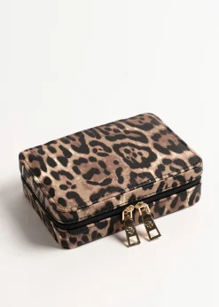 Portagioielli Baylie in ecopelle animalier