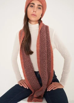 Sciarpa Sady con bordo a contrasto