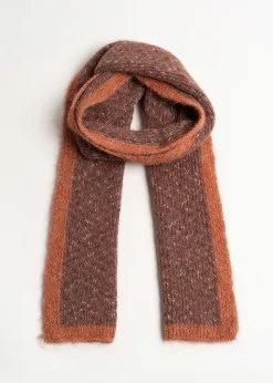 Sciarpa Sady con bordo a contrasto