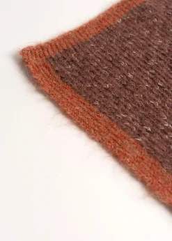 Sciarpa Sady con bordo a contrasto