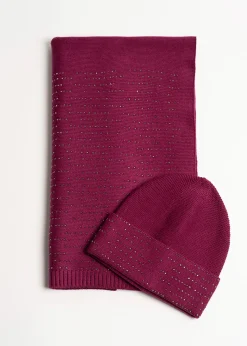 Sciarpa Skye con micro strass