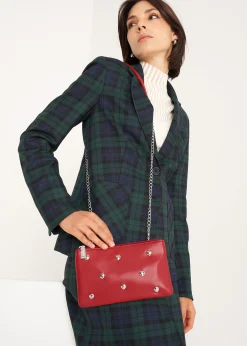 Tracolla Tonga Hearts con borchie
