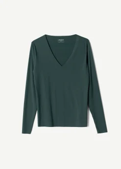 T-shirt Sara con scollo a V