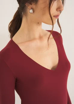 T-shirt Sara con scollo a V
