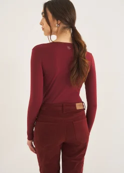 T-shirt Sara con scollo a V