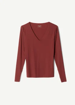 T-shirt Sara con scollo a V