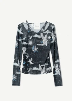 T-shirt Sasha stampa allover