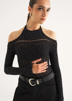 T-shirt Saul con strass