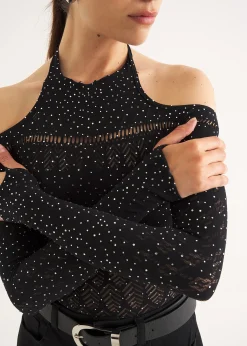T-shirt Saul con strass