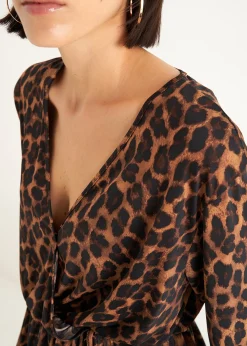T-shirt Scarlett effetto incrociato