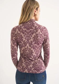 T-shirt Simona collo alto